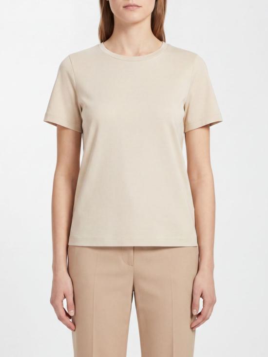 26SS 에스막스마라 반팔 티셔츠 2619971023600 009 Beige