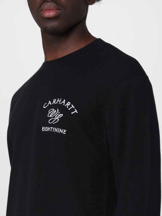 26SS 칼하트 WIP 긴팔 티셔츠 I036184 0D2XX Black - CARHARTT WIP