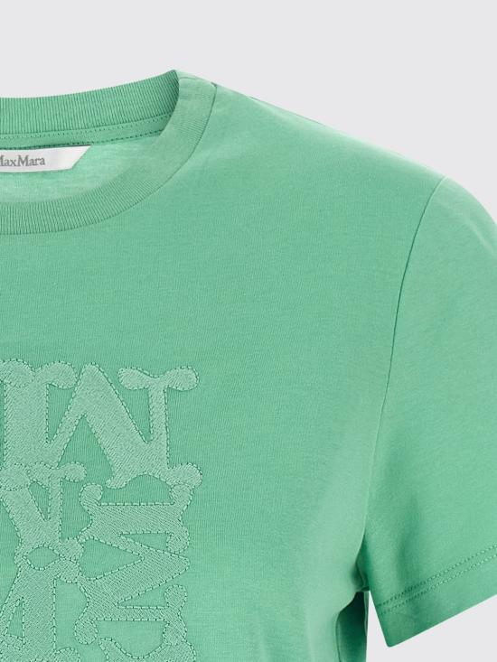 26SS 막스마라 반팔 티셔츠 2611941032600 012 Green - MAX MARA