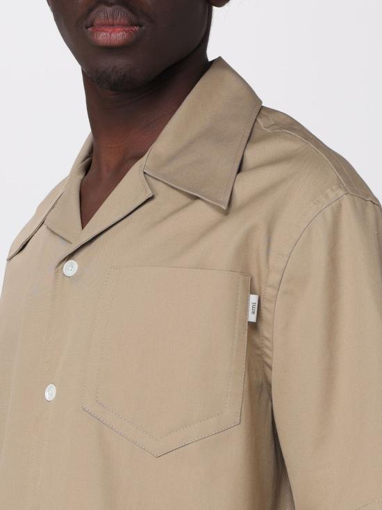 26SS 아미 반팔 셔츠 USH811CO0214 A036 Beige - AMI