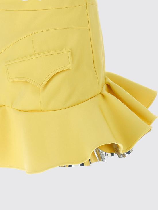 26SS 파코라반 숏 원피스 26EJRO327VI0614 P736 Yellow - PACO RABANNE