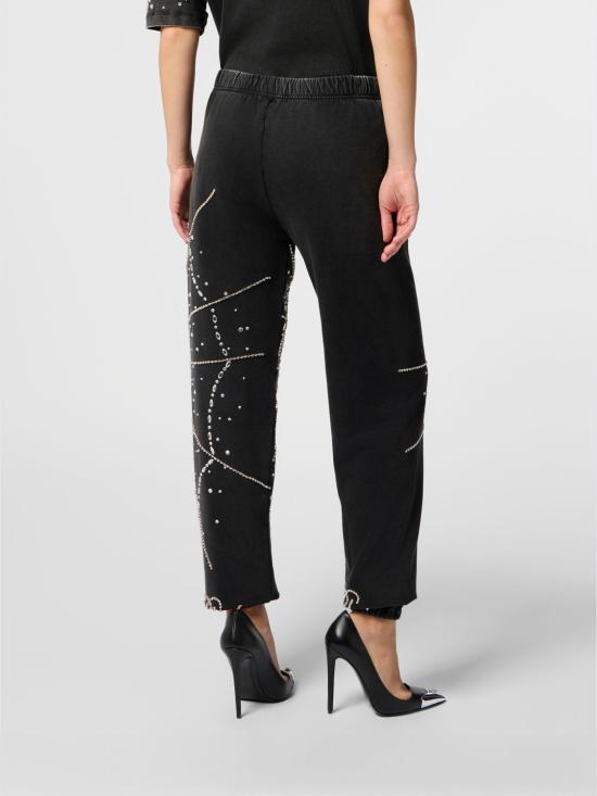 26SS 필립 플레인 스트레이트 팬츠 SAFCWJT2191PTE004N 02 Black - PHILIPP PLEIN
