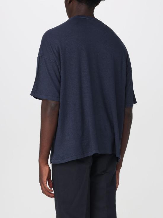 26SS 로베르토 콜리나 반팔 티셔츠 261MYA70221 10 Navy - ROBERTO COLLINA