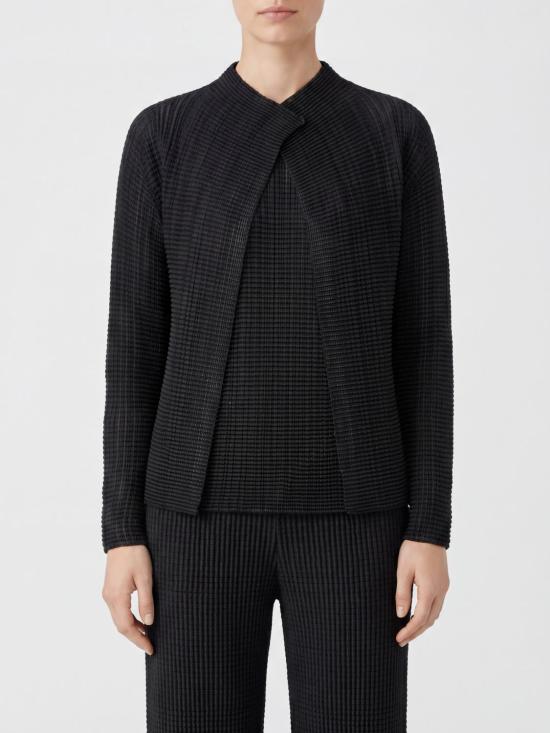 26SS 이세이 미야케 가디건 IM66FJ680 15 Black