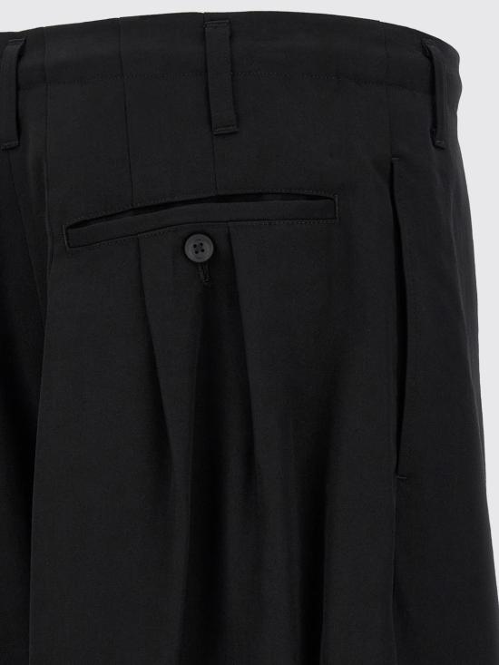 26SS 요지 야마모토 스트레이트 팬츠 HKP10500 BLACK1 Black - YOHJI YAMAMOTO