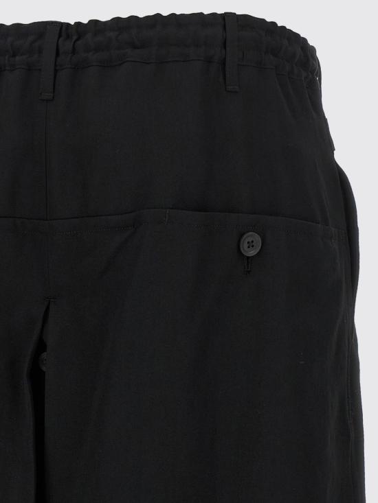 26SS 요지 야마모토 스트레이트 팬츠 HKP08100 BLACK2 Black - YOHJI YAMAMOTO
