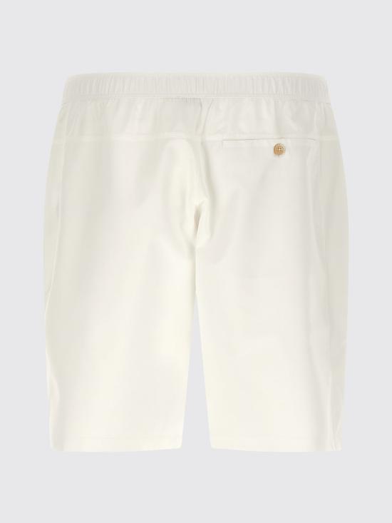 26SS 브루넬로 쿠치넬리 나일론 버뮤다 팬츠 MB4223590T C007 White - BRUNELLO CUCINELLI