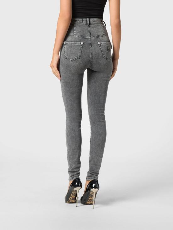 26SS 필립 플레인 데님 팬츠 FADCWDT2585PDE004N 10 Grey - PHILIPP PLEIN