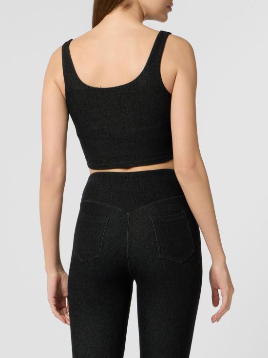 26SS 플레인스포츠 트레이닝 티셔츠 SAFCWJK0196STE003N 02 Black - PLEIN SPORT