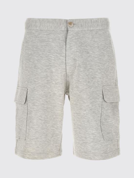 26SS 브루넬로 쿠치넬리 숏팬츠 MM8313222G C1250 Dust - BRUNELLO CUCINELLI