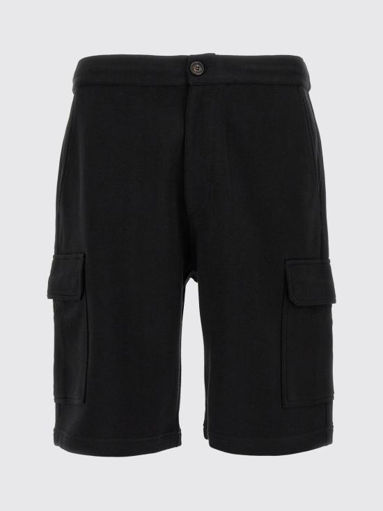 26SS 브루넬로 쿠치넬리 숏팬츠 MM8313222G C101 Black - BRUNELLO CUCINELLI