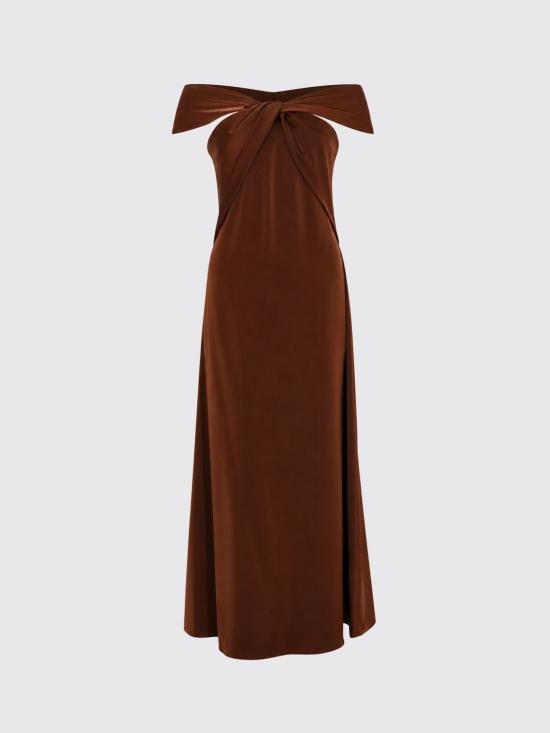 26SS 하니타 롱 원피스 HV37554647 TABACCO Brown - HANITA