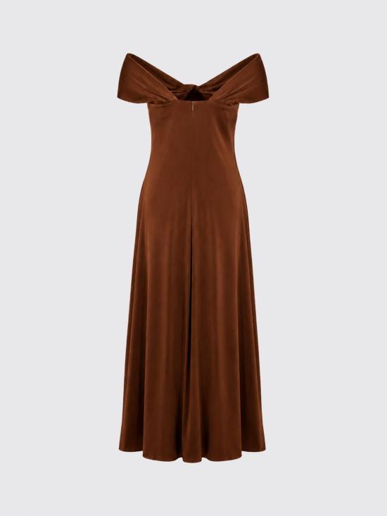 26SS 하니타 롱 원피스 HV37554647 TABACCO Brown - HANITA
