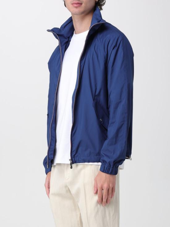 26SS 브루넬로 쿠치넬리 테크노 경량 후드 바람막이 MV4086542 C1354 Blue - BRUNELLO CUCINELLI