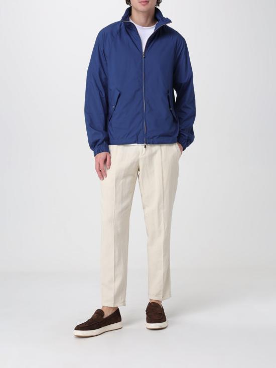 26SS 브루넬로 쿠치넬리 테크노 경량 후드 바람막이 MV4086542 C1354 Blue - BRUNELLO CUCINELLI