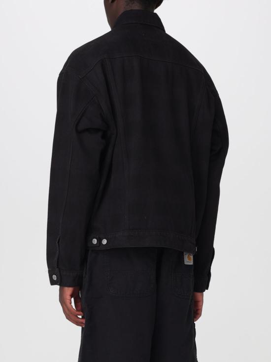 26SS 칼하트 WIP 에버슨 트러커 자켓 에버슨 프린트 I036266 3HVGD Black - CARHARTT WIP