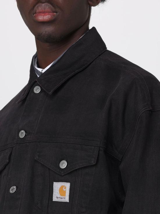 26SS 칼하트 WIP 에버슨 트러커 자켓 에버슨 프린트 I036266 3HVGD Black - CARHARTT WIP