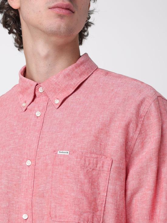 26SS 바버 긴팔 셔츠 MSH5090 RE51 Red - BARBOUR