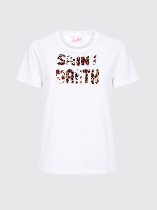26SS 세인트바쓰 반팔 티셔츠 EMI0001 00298L Milk - MC2 SAINT BARTH