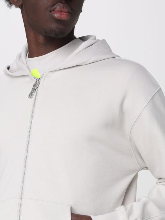 26SS 디스클레이머 후드 티셔츠 55403 GHIACCIO ST G FLUO Grey - DISCLAIMER