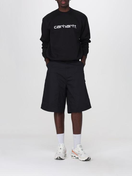 26SS 칼하트 WIP 로고 스웨트셔츠 I030546 0D2XX Black - CARHARTT WIP