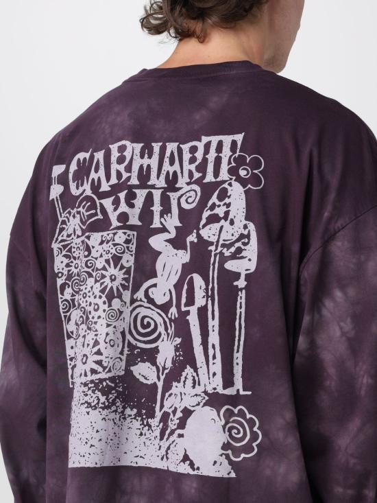 26SS 칼하트 WIP 롱슬리브 래디에이트 티셔츠 I036251 3Q9XX Violet - CARHARTT WIP