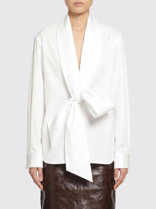 26SS 생로랑 셔츠 870726Y1H48 9000 White