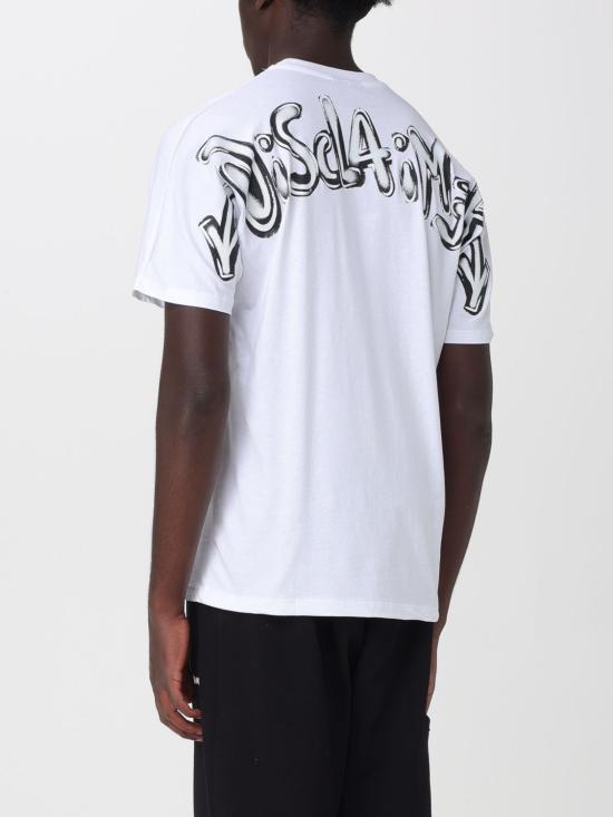 26SS 디스클레이머 반팔 티셔츠 26EDS55401 BIANCO ST NERA White 1 - DISCLAIMER