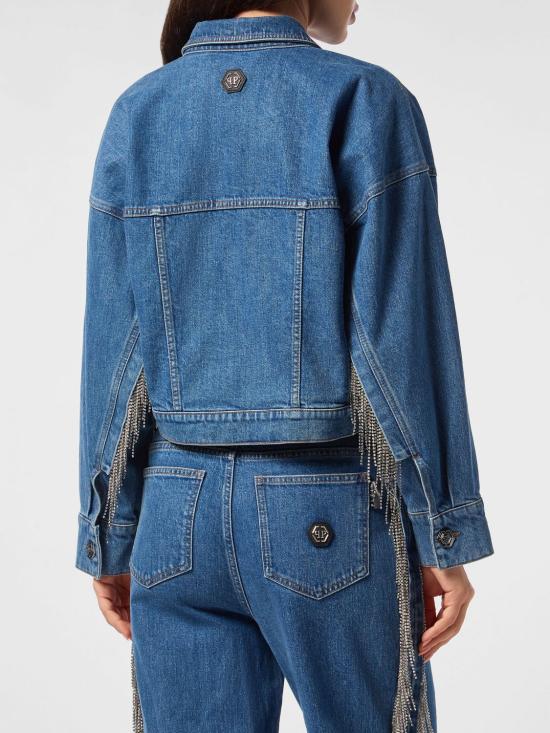 26SS 필립 플레인 데님 자켓 FAECWDB0659PDE004N 72MC Denim - PHILIPP PLEIN