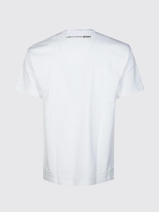 26SS 꼼데가르송 반팔 티셔츠 FQT003051 3 White - COMME DES GARCONS