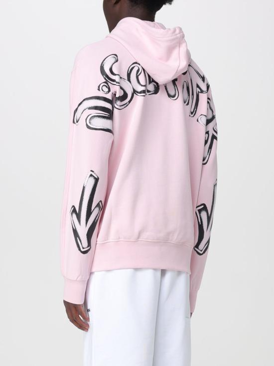 26SS 디스클레이머 후드 티셔츠 55400 ROSA ST NERA Pink - DISCLAIMER
