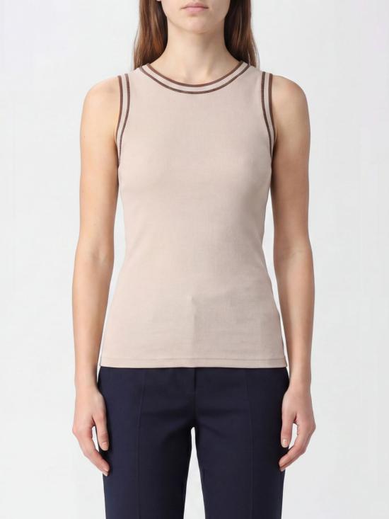 26SS 파비아나 필리피 투톤 저지 탱크탑 JED276F602M203 VR1 White