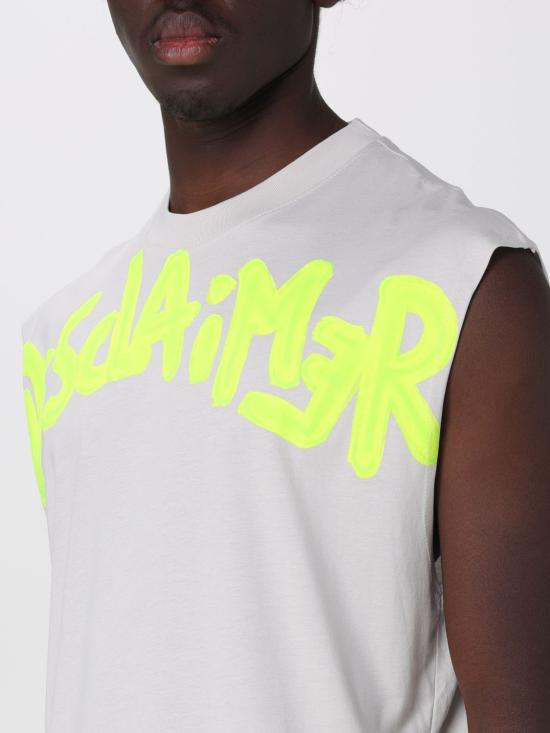 26SS 디스클레이머 민소매 티셔츠 26EDS55414 BIANCO FLUO White 1 - DISCLAIMER