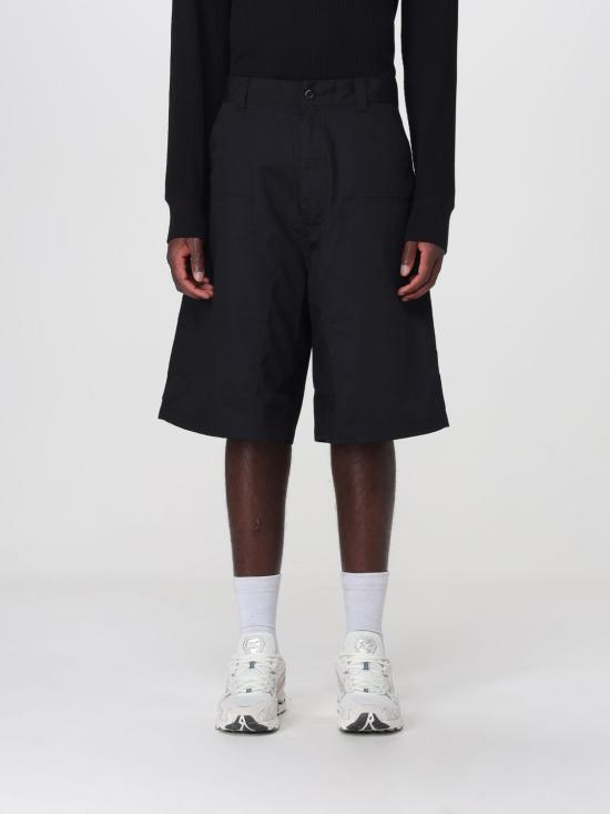 26SS 칼하트 WIP 포스탈 더블 니 쇼츠 I036138 89XX Black