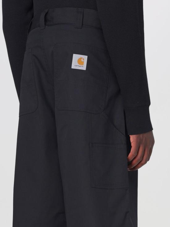 26SS 칼하트 WIP 포스탈 더블 니 쇼츠 I036138 89XX Black - CARHARTT WIP