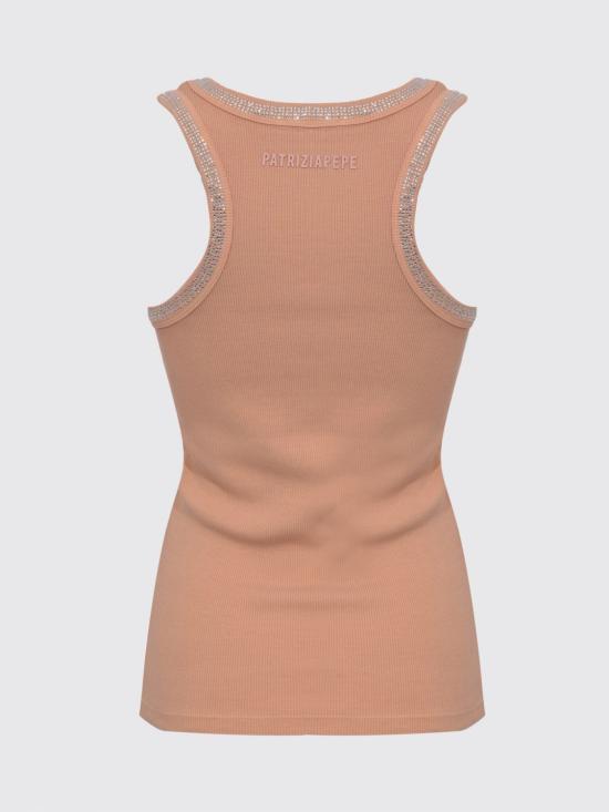 26SS 파트리지아페페 민소매 티셔츠 8M1787J373 R886 Pink - PATRIZIA PEPE