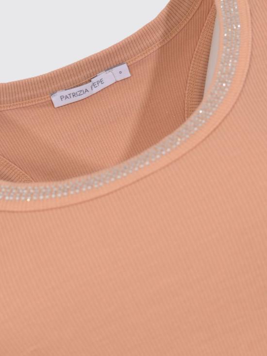 26SS 파트리지아페페 민소매 티셔츠 8M1787J373 R886 Pink - PATRIZIA PEPE