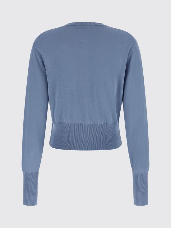 26SS 비비안웨스트우드 베아 크롭드 가디건 1803002UY003F K404 Blue - VIVIENNE WESTWOOD