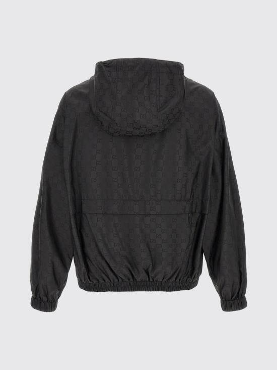 26SS 구찌 GG 나일론 자카드 지퍼 자켓 814110ZASZD 1000 Black - GUCCI