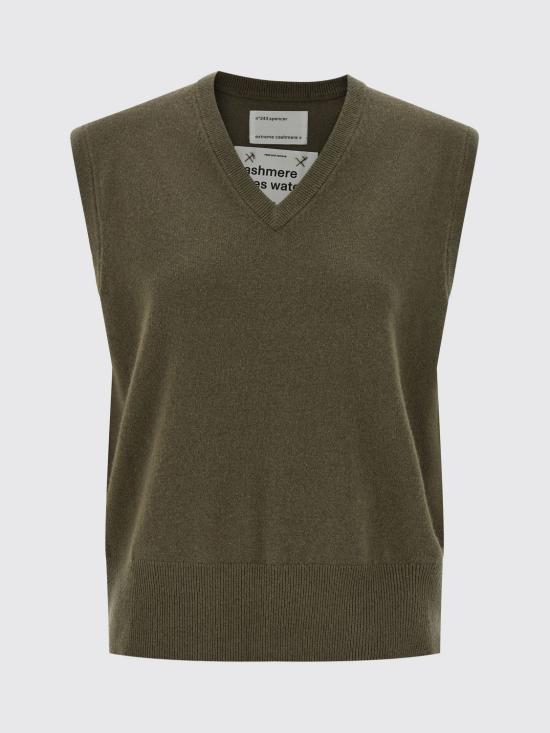 26SS 익스트림캐시미어 베스트 N243SPENCER ARMY Green - EXTREME CASHMERE