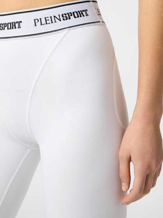 26SS 플레인스포츠 레깅스 SAFCWJT2215STE003N 01 White - PLEIN SPORT
