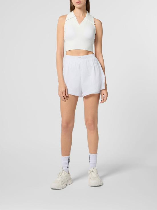 26SS 플레인스포츠 숏팬츠 SAFCWJT2263SXV005N 01OF White - PLEIN SPORT