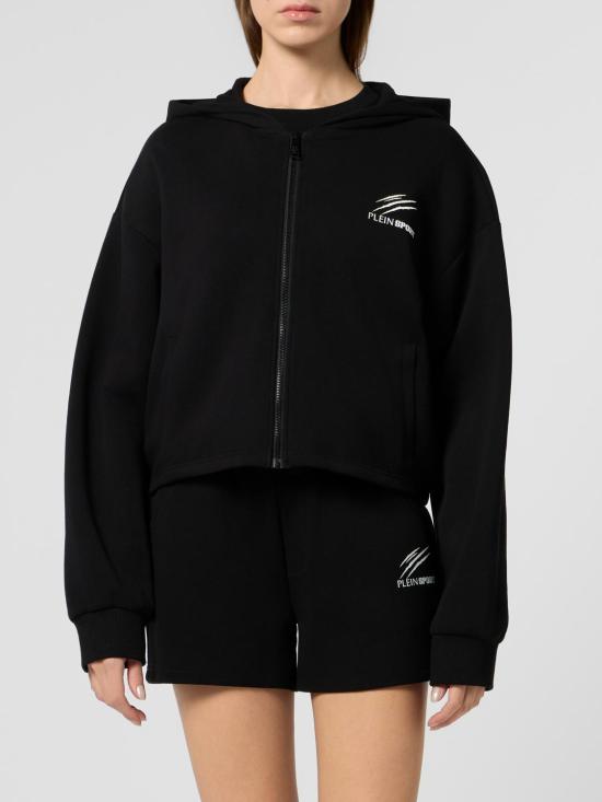 26SS 플레인스포츠 후드 티셔츠 SAFCWJB1938STE003N 02 Black