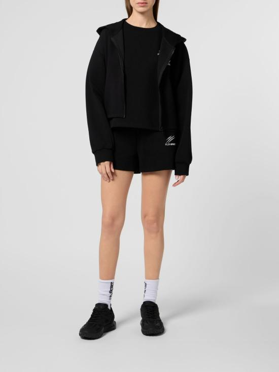 26SS 플레인스포츠 후드 티셔츠 SAFCWJB1938STE003N 02 Black - PLEIN SPORT