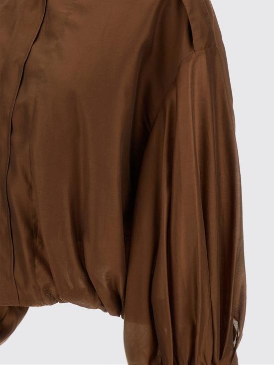 26SS 더 레이티스트 블라우스 TLW04007T0161ABTP T0032 Brown - THE LATEST