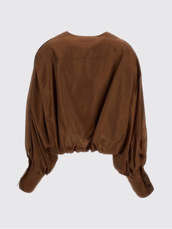26SS 더 레이티스트 블라우스 TLW04007T0161ABTP T0032 Brown - THE LATEST
