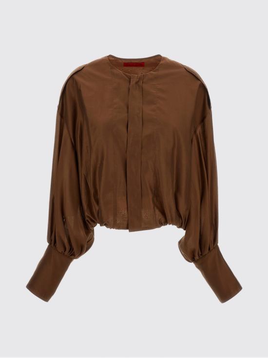 26SS 더 레이티스트 블라우스 TLW04007T0161ABTP T0032 Brown - THE LATEST