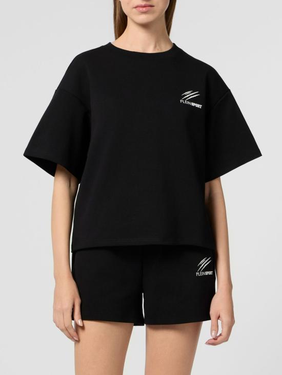 26SS 플레인스포츠 반팔 티셔츠 SAFCWTK3894STE003N 02 Black