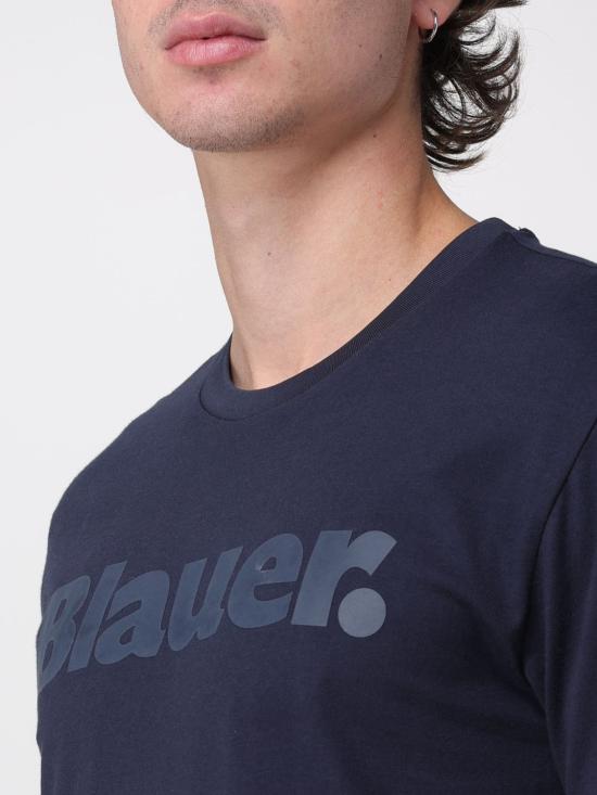 26SS 블라우어 반팔 티셔츠 26SBLUH02287007480 888 Blue - BLAUER