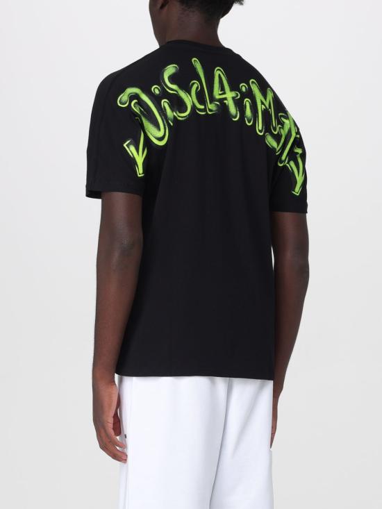 26SS 디스클레이머 반팔 티셔츠 26EDS55401 NERO ST G FLUO Black 1 - DISCLAIMER